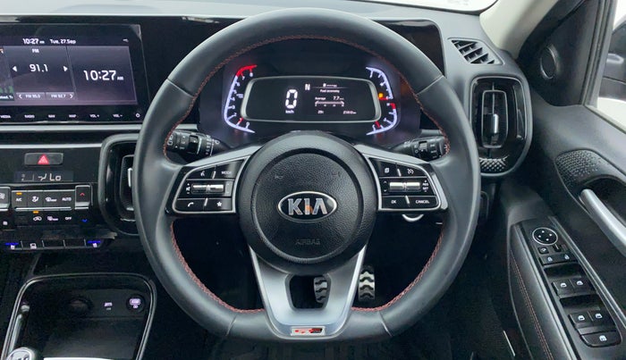 2021 KIA SONET GTX + 1.0 IMT, Petrol, Manual, 22,669 km, Steering Wheel Close Up
