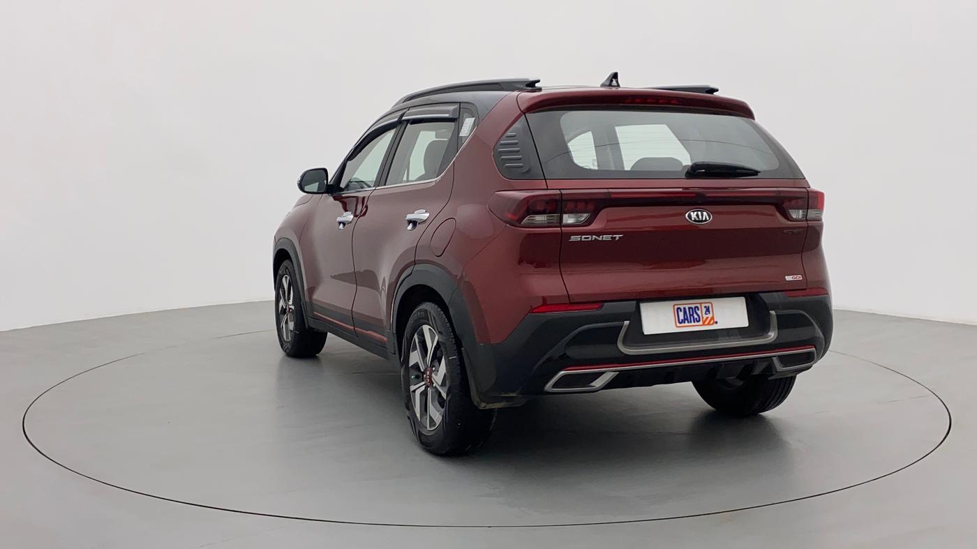 2021 KIA SONET GTX + 1.0 IMT, Petrol, Manual, 22,669 km, Left Back Diagonal