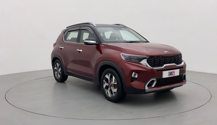 2021 KIA SONET GTX + 1.0 IMT, Petrol, Manual, 22,669 km, Right Front Diagonal