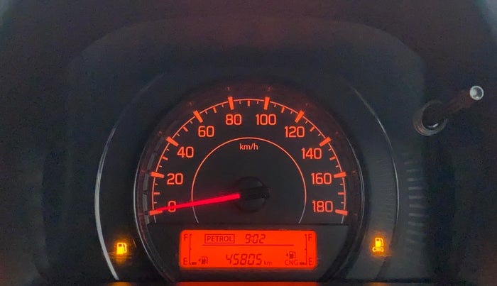 2021 Maruti New Wagon-R 1.0 Lxi (o) cng, CNG, Manual, 46,079 km, Odometer Image