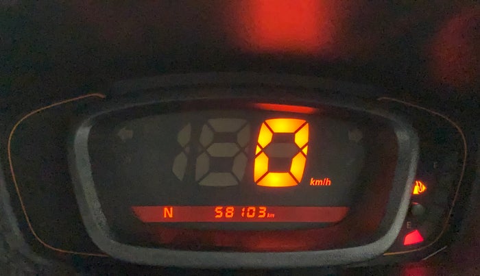 2017 Renault Kwid RXT 1.0 AMT (O), Petrol, Automatic, 58,140 km, Odometer Image