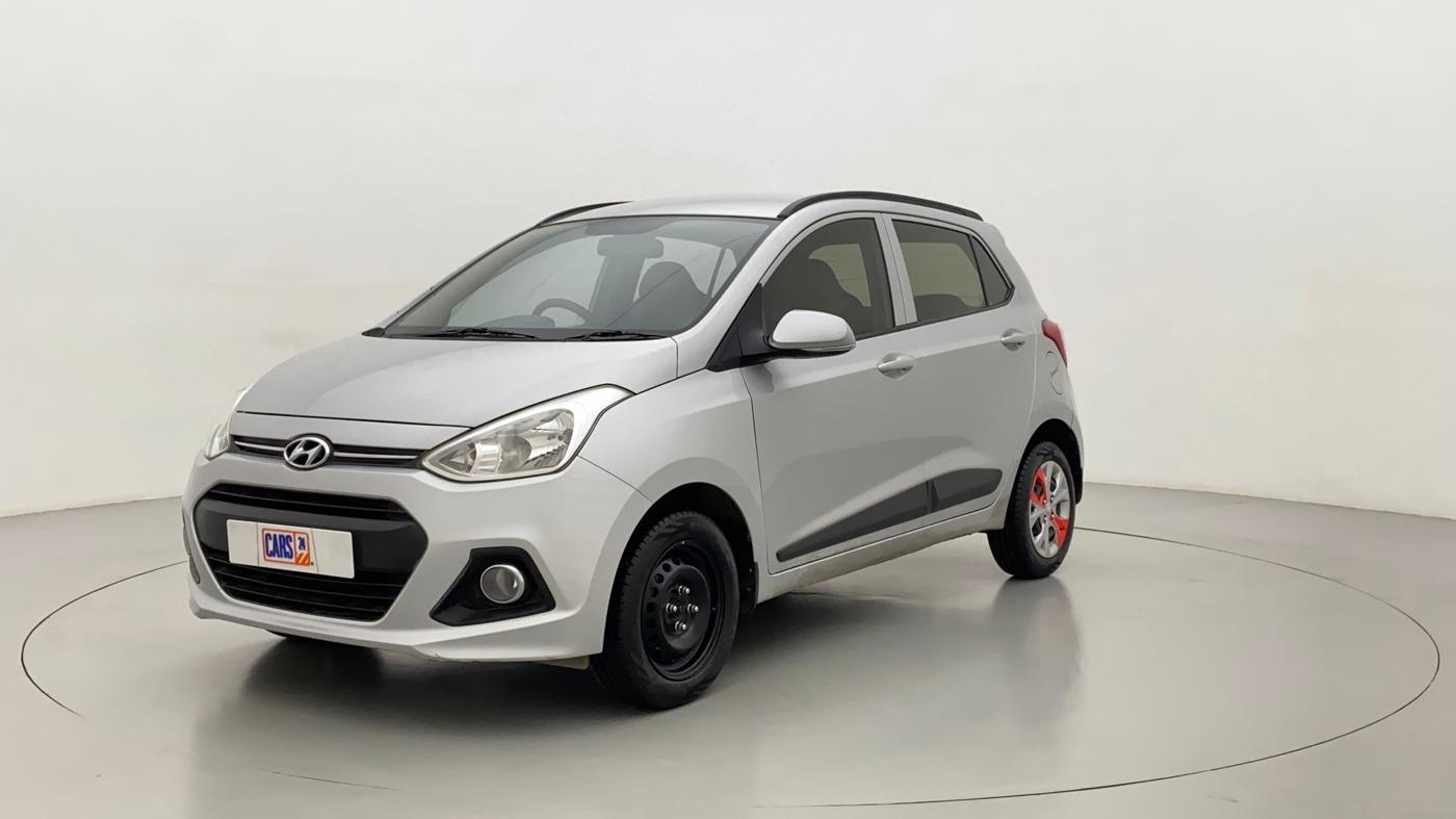 2016 Hyundai Grand i10 SPORTZ 1.2 KAPPA VTVT, Petrol, Manual, 57,262 km, Left Front Diagonal
