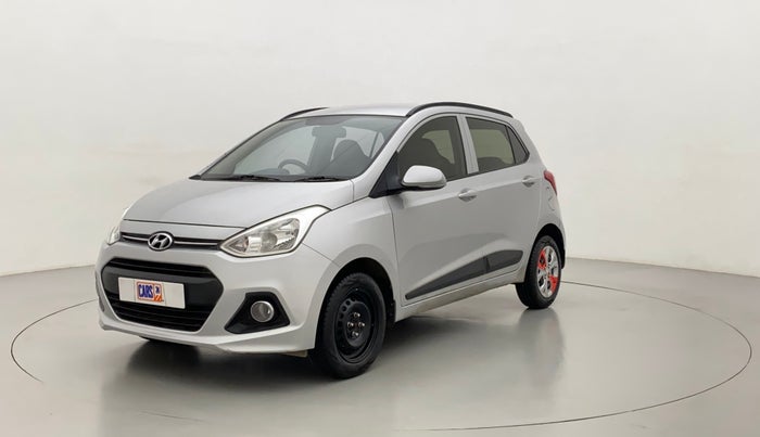 2016 Hyundai Grand i10 SPORTZ 1.2 KAPPA VTVT, Petrol, Manual, 57,262 km, Left Front Diagonal