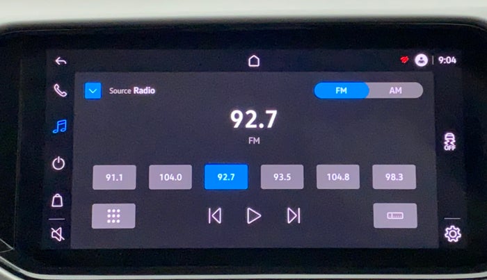 2022 Volkswagen TAIGUN HIGHLINE 1.0 TSI AT, Petrol, Automatic, 3,359 km, Infotainment System