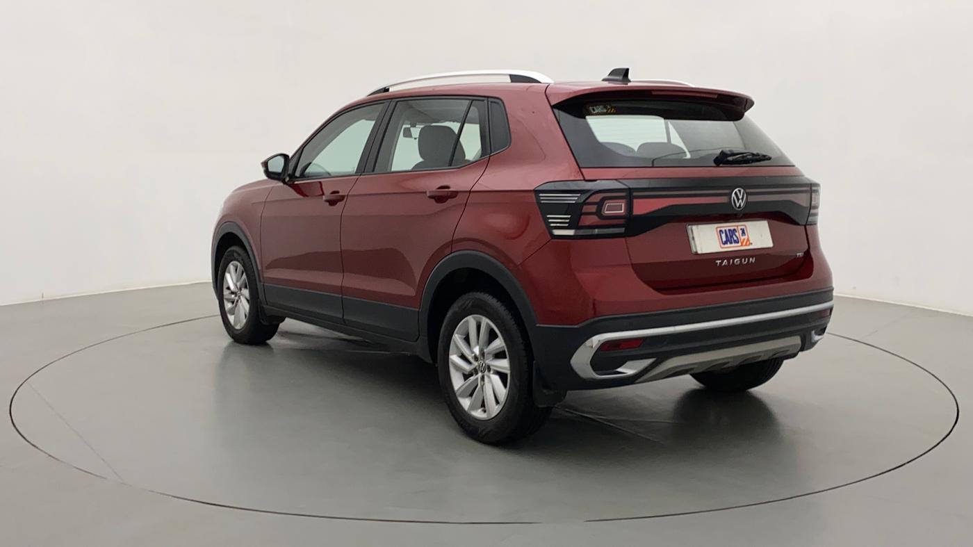 2022 Volkswagen TAIGUN HIGHLINE 1.0 TSI AT, Petrol, Automatic, 3,359 km, Left Back Diagonal