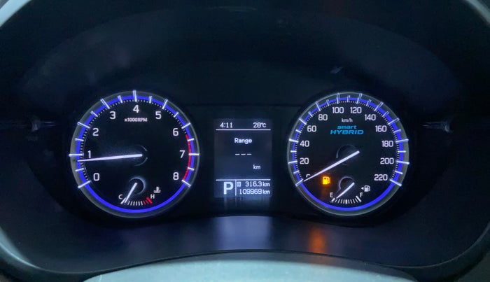 2020 Maruti S Cross ALPHA AT1.5, Petrol, Automatic, 1,09,958 km, Odometer Image