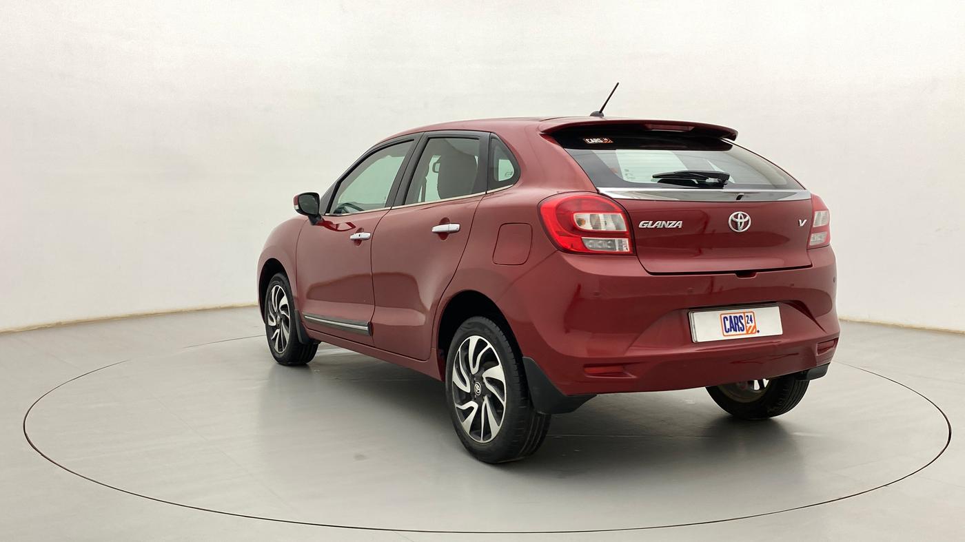 2019 Toyota Glanza V, Petrol, Manual, 52,277 km, Left Back Diagonal
