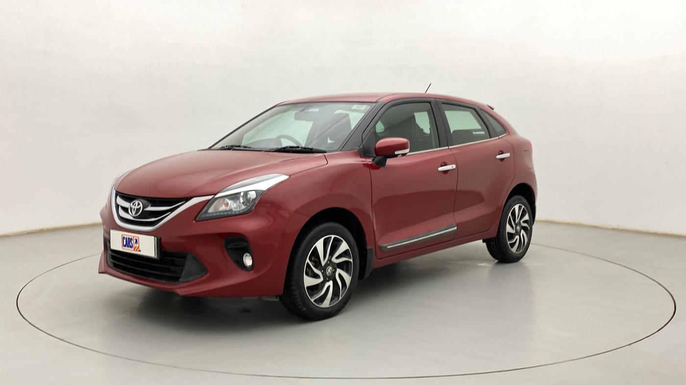 2019 Toyota Glanza V, Petrol, Manual, 52,277 km, Left Front Diagonal