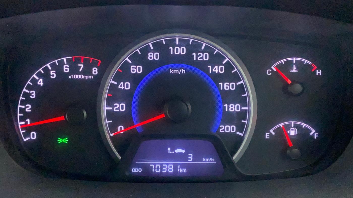 2017 Hyundai Grand i10 ASTA 1.2 KAPPA VTVT, Petrol, Manual, 70,537 km, Odometer Image