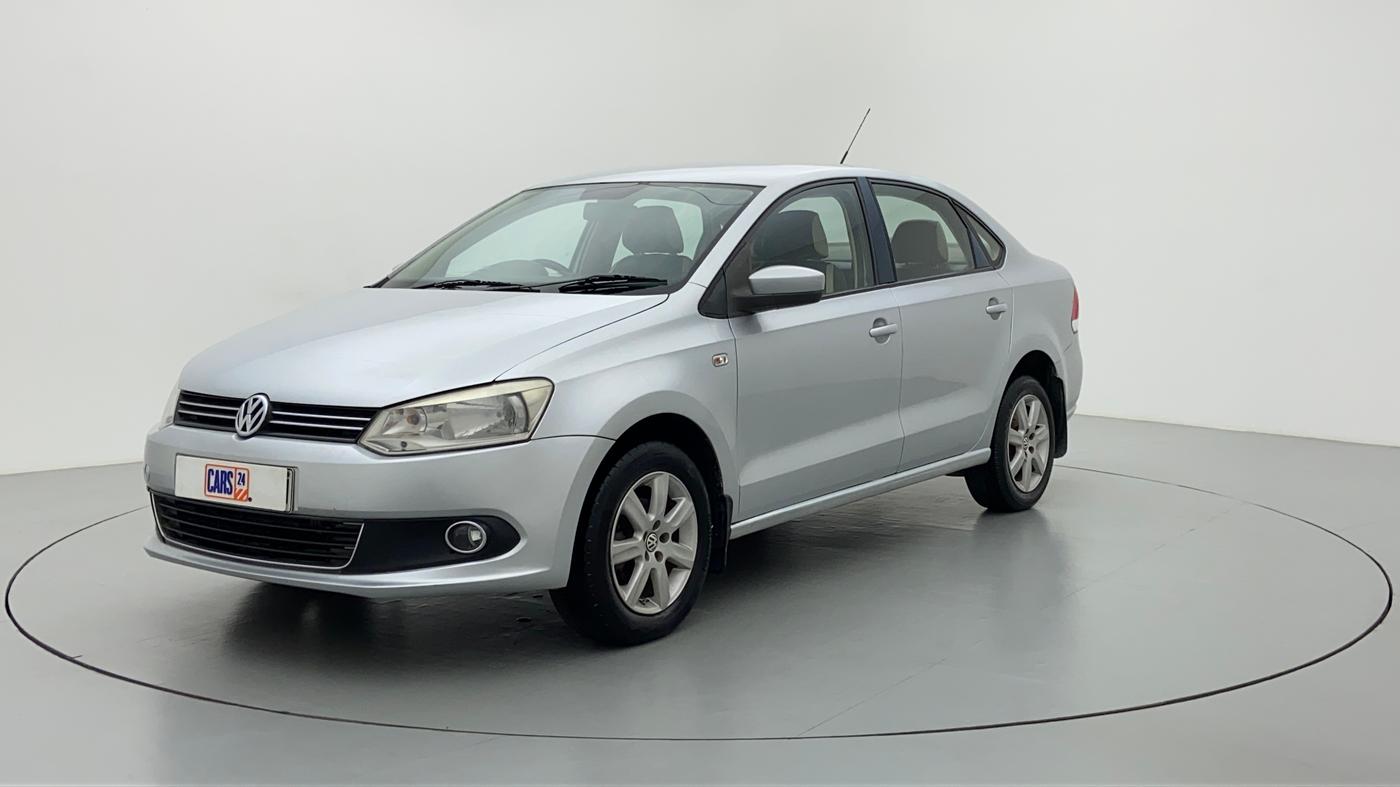 2010 Volkswagen Vento HIGHLINE PETROL, Petrol, Manual, 1,12,747 km, Left Front Diagonal