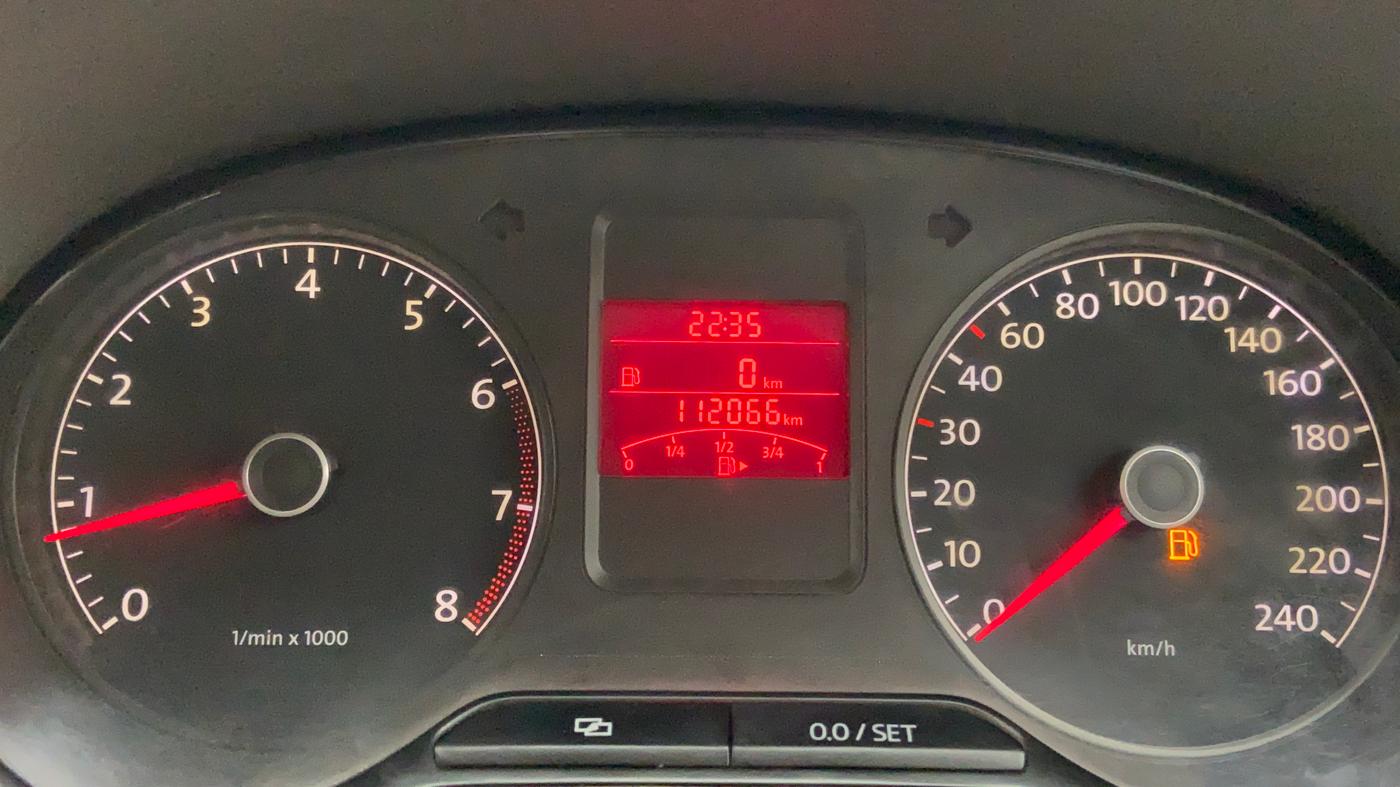 2010 Volkswagen Vento HIGHLINE PETROL, Petrol, Manual, 1,12,747 km, Odometer Image