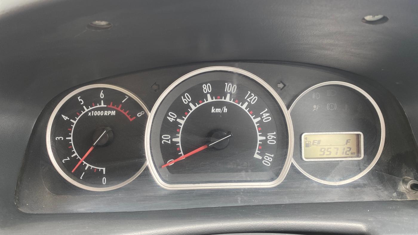 2013 Maruti Alto K10 VXI, Petrol, Manual, 95,705 km, Odometer Image