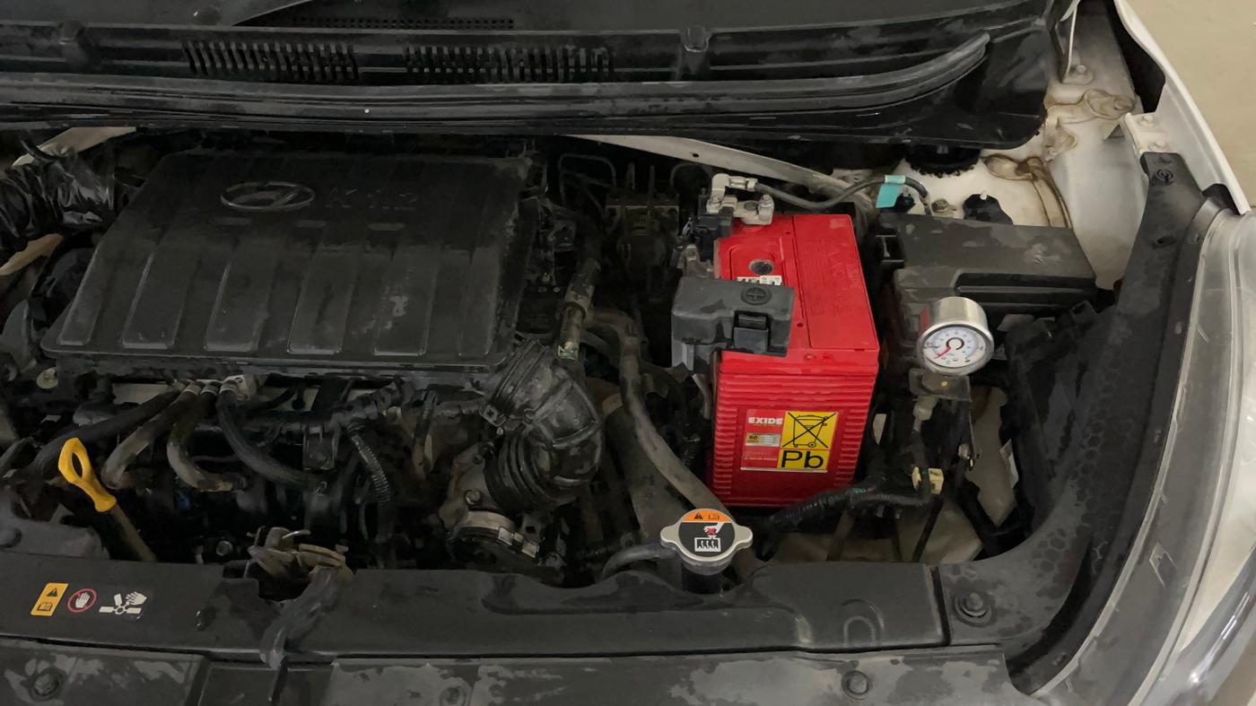 2022 Hyundai GRAND I10 NIOS SPORTZ 1.2 KAPPA VTVT CNG, CNG, Manual, 50 km, Engine View - Left