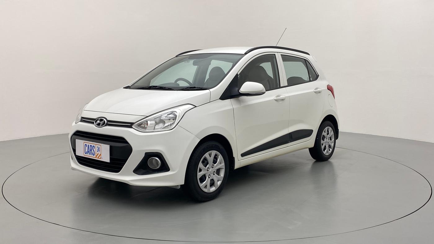 2016 Hyundai Grand i10 SPORTZ 1.2 KAPPA VTVT, Petrol, Manual, 25,064 km, Left Front Diagonal