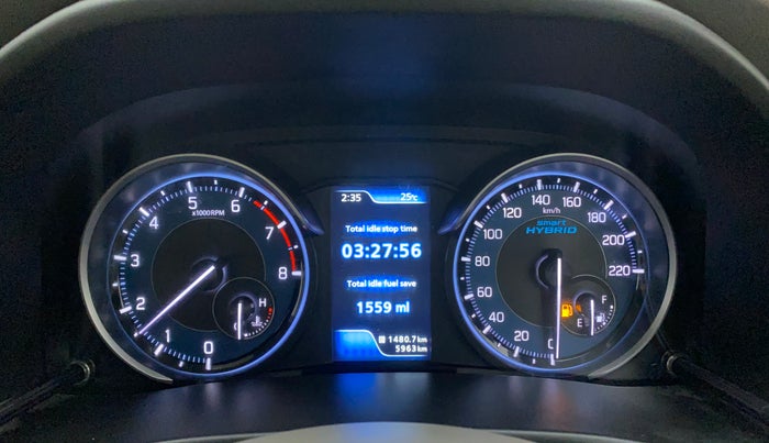 2021 Maruti Ertiga ZXI+ SHVS, Petrol, Manual, 5,963 km, Odometer Image