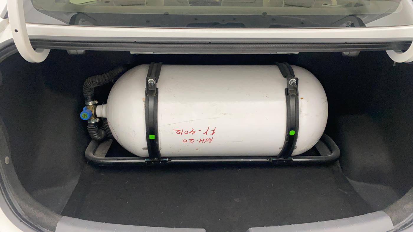 2022 Hyundai AURA S 1.2 CNG, CNG, Manual, 64,059 km, Boot Inside