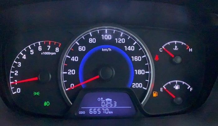 2014 Hyundai Grand i10 MAGNA 1.2 KAPPA VTVT, Petrol, Manual, 66,772 km, Odometer Image
