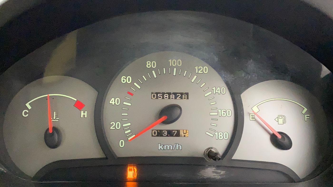 2011 Hyundai Santro Xing GLS, Petrol, Manual, 58,827 km, Odometer Image