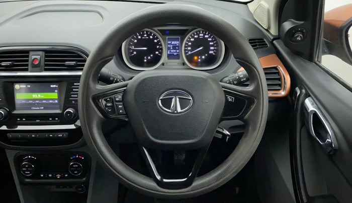 2017 Tata TIGOR XZ (O) PETROL, Petrol, Manual, 85,939 km, Steering Wheel Close Up