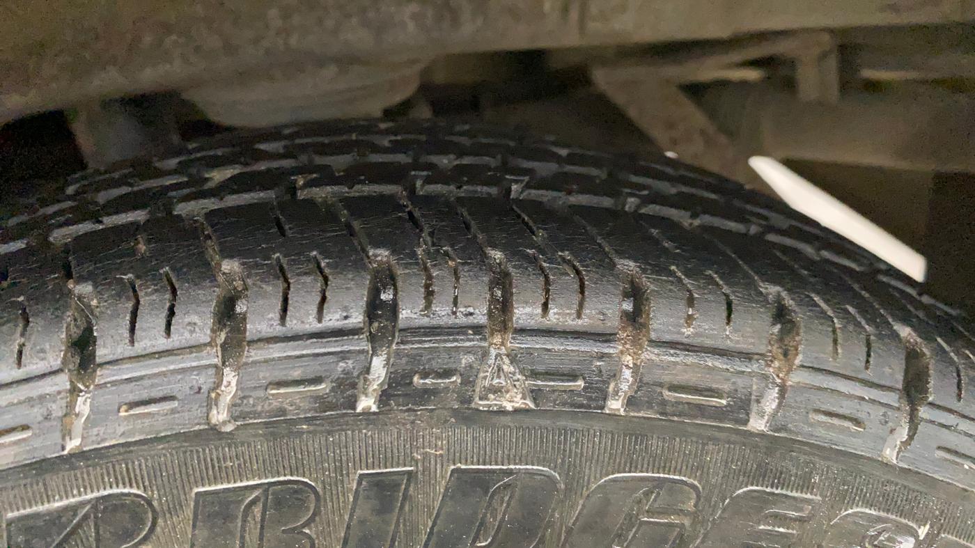 2018 Maruti Alto K10 VXI, Petrol, Manual, 46,484 km, Left Rear Tyre Tread