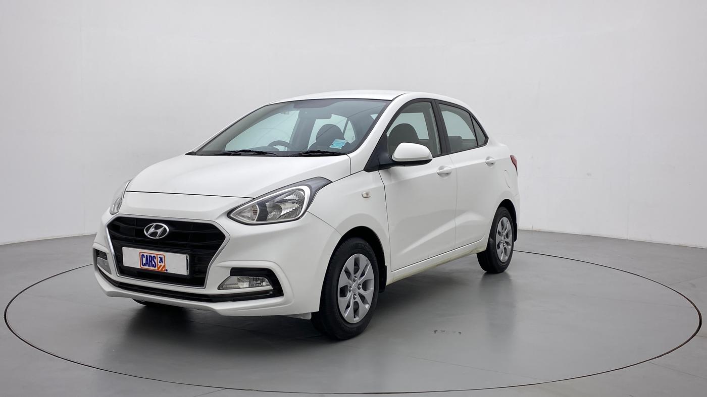 2017 Hyundai Xcent E PLUS, Petrol, Manual, 94,525 km, Left Front Diagonal