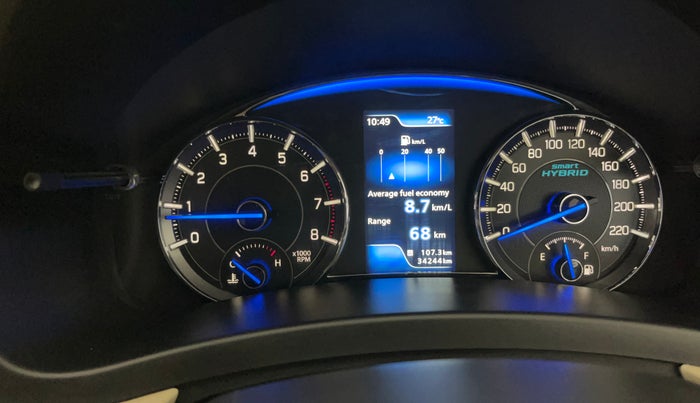 2018 Maruti Ciaz DELTA 1.5 SHVS MT PETROL, Petrol, Manual, 34,233 km, Odometer Image