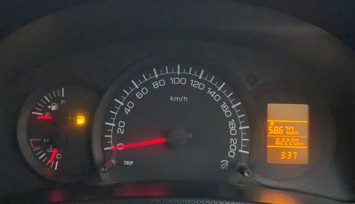 2012 Maruti Swift LXI, Petrol, Manual, 62,381 km, Odometer Image