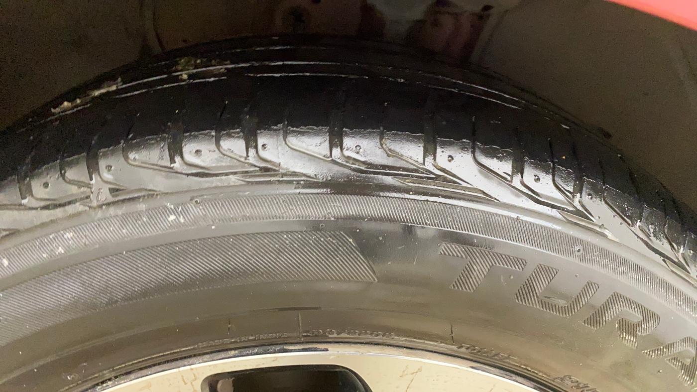 2019 Honda Civic 1.8L I-VTEC V CVT, Petrol, Automatic, 1,05,057 km, Right Front Tyre Tread