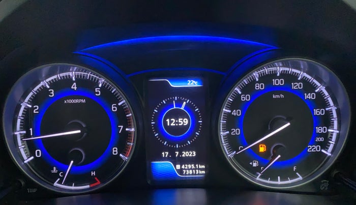 2017 Maruti Baleno ZETA PETROL 1.2, Petrol, Manual, 73,813 km, Odometer Image