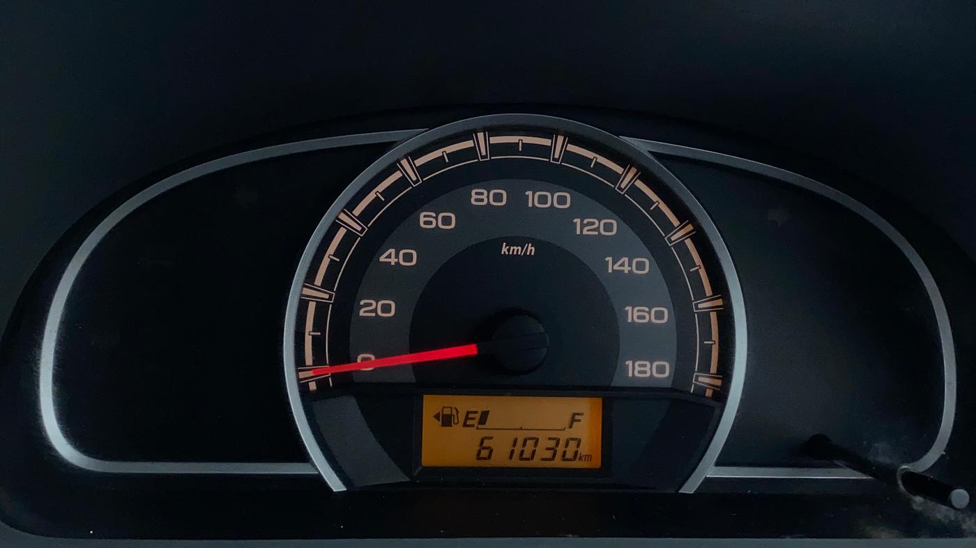 2012 Maruti Alto 800 LXI, Petrol, Manual, 61,107 km, Odometer Image