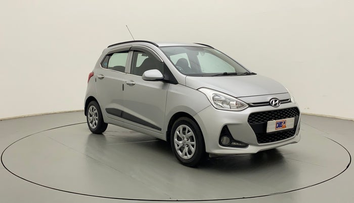 2017 Hyundai Grand i10 SPORTZ (O) 1.2 KAPPA VTVT, Petrol, Manual, 31,018 km, Right Front Diagonal