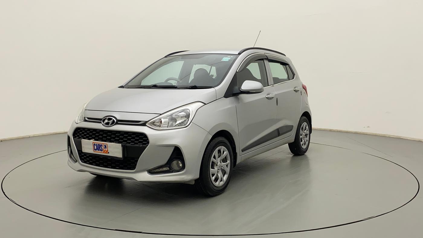 2017 Hyundai Grand i10 SPORTZ (O) 1.2 KAPPA VTVT, Petrol, Manual, 31,018 km, Left Front Diagonal