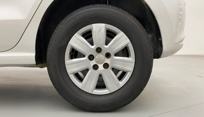 2012 Volkswagen Polo TRENDLINE 1.2L DIESEL, Diesel, Manual, 1,05,242 km, Left Rear Wheel