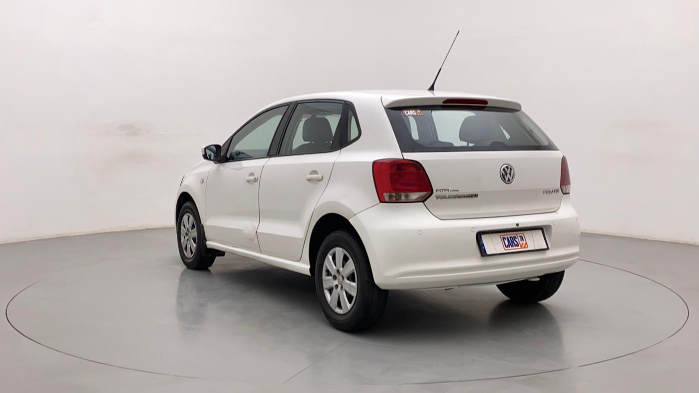 2012 Volkswagen Polo TRENDLINE 1.2L DIESEL, Diesel, Manual, 1,05,242 km, Left Back Diagonal