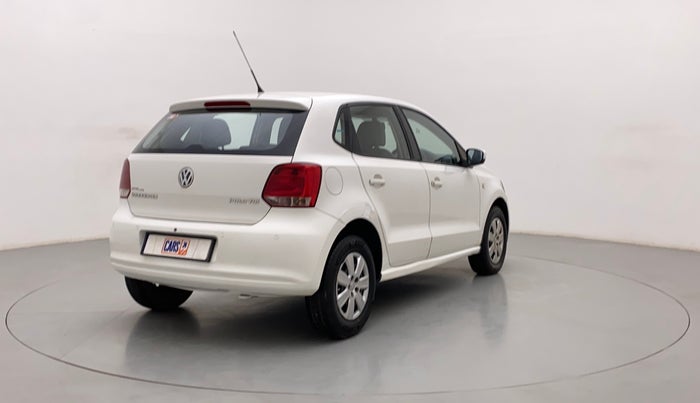 2012 Volkswagen Polo TRENDLINE 1.2L DIESEL, Diesel, Manual, 1,05,242 km, Right Back Diagonal