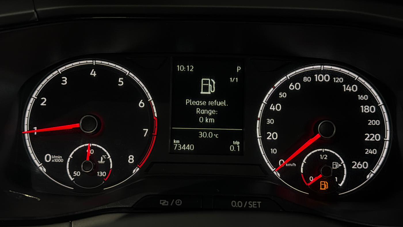 2022 Volkswagen TAIGUN HIGHLINE 1.0 TSI AT, Petrol, Automatic, 73,440 km, Odometer Image