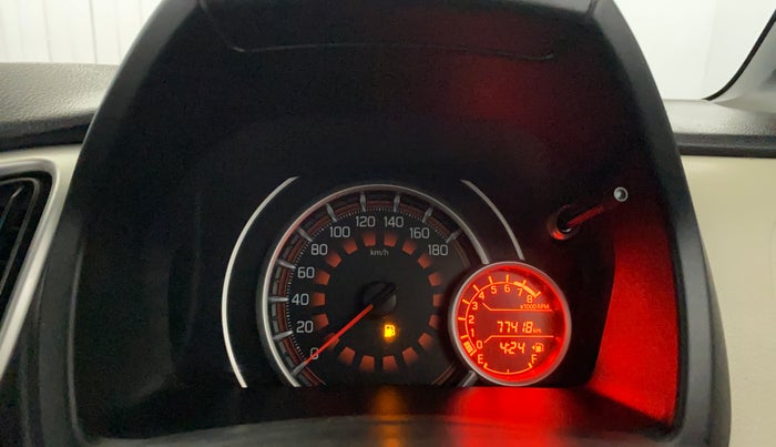 2019 Maruti New Wagon-R ZXI 1.2, Petrol, Manual, 77,401 km, Odometer Image