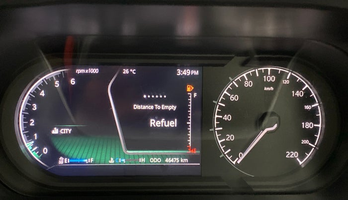2020 Tata Harrier XZ +, Diesel, Manual, 46,510 km, Odometer Image