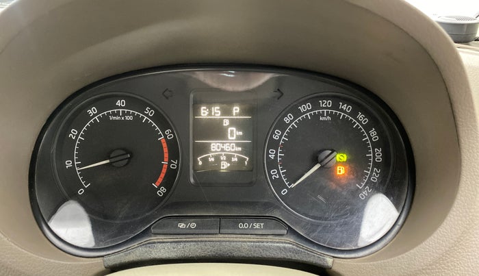 2014 Skoda Rapid ELEGANCE 1.6 MPI MT, Petrol, Manual, 80,416 km, Odometer Image