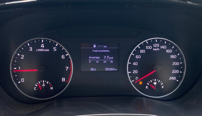 2020 KIA SELTOS HTX 1.5 PETROL, Petrol, Manual, 95,062 km, Odometer Image
