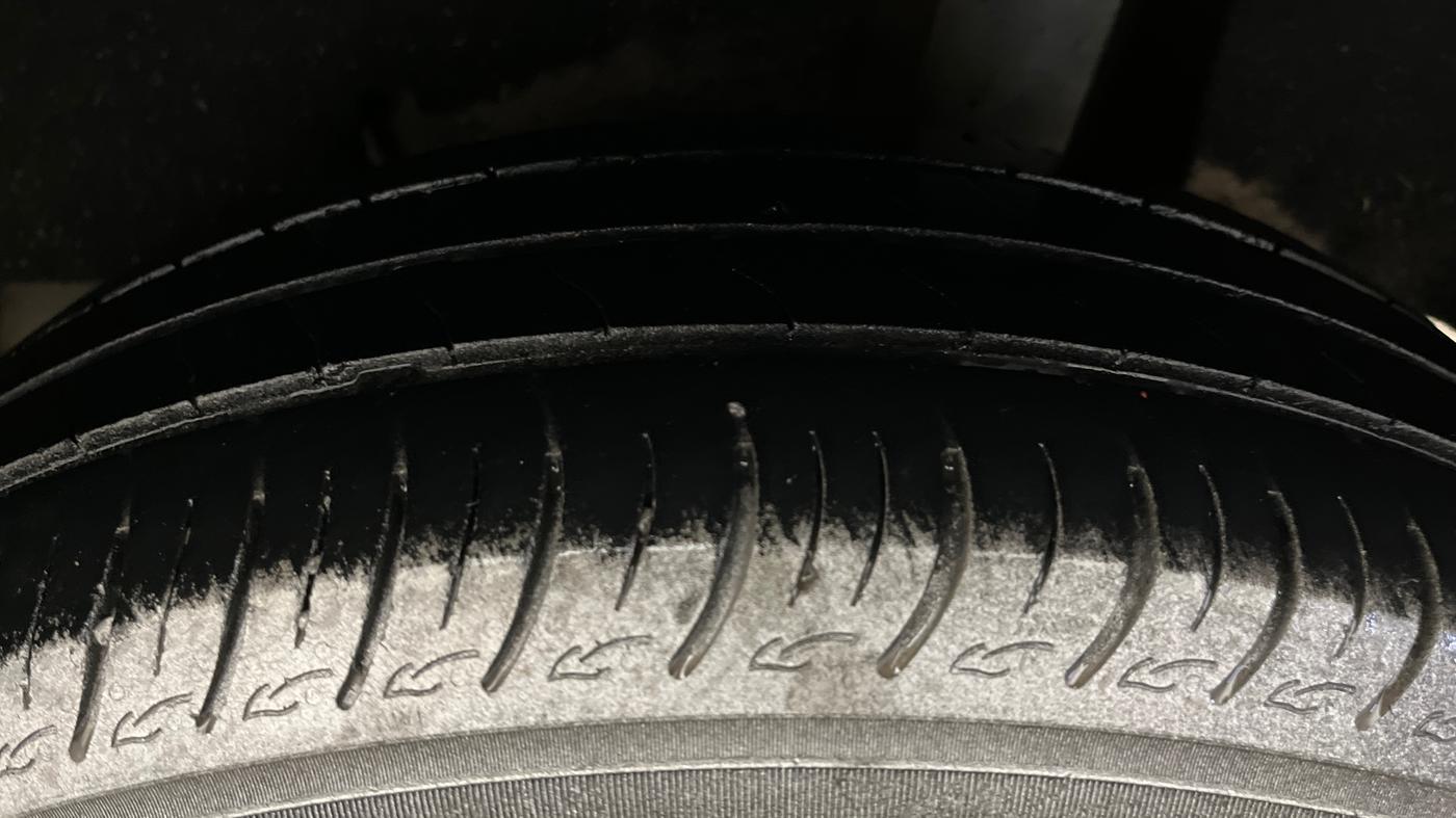2020 Maruti Baleno DELTA PETROL 1.2, Petrol, Manual, 83,938 km, Left Rear Tyre Tread