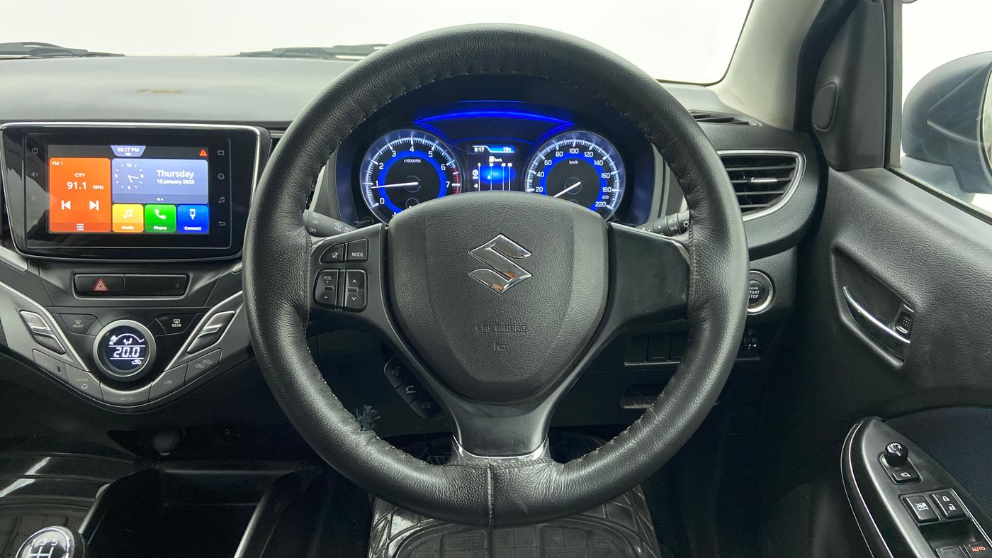 2019 Maruti Baleno ZETA PETROL 1.2, Petrol, Manual, 18,470 km, Steering Wheel Close Up
