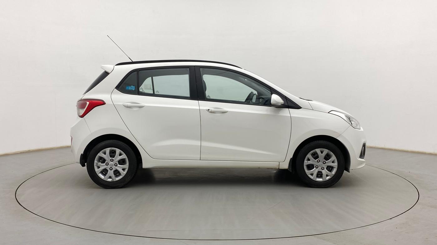 2016 Hyundai Grand i10 1.2 SPORTZ PRIME EDITION VTVT, Petrol, Manual, 75,568 km, Right Side View