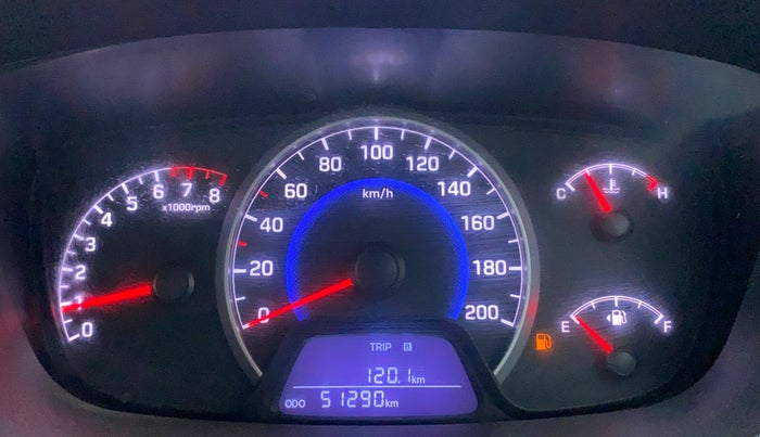 2015 Hyundai Grand i10 SPORTZ 1.2 KAPPA VTVT, Petrol, Manual, 51,290 km, Odometer Image