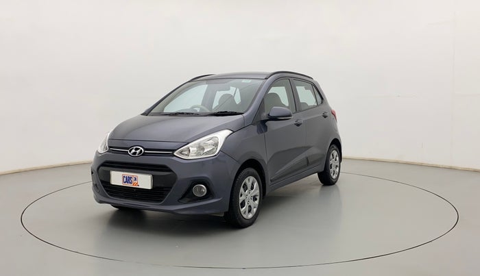 2015 Hyundai Grand i10 SPORTZ 1.2 KAPPA VTVT, Petrol, Manual, 51,290 km, Left Front Diagonal