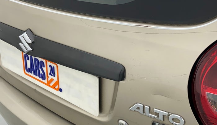 2010 Maruti Alto K10 VXI, Petrol, Manual, 46,074 km, Dicky (Boot door) - Minor scratches