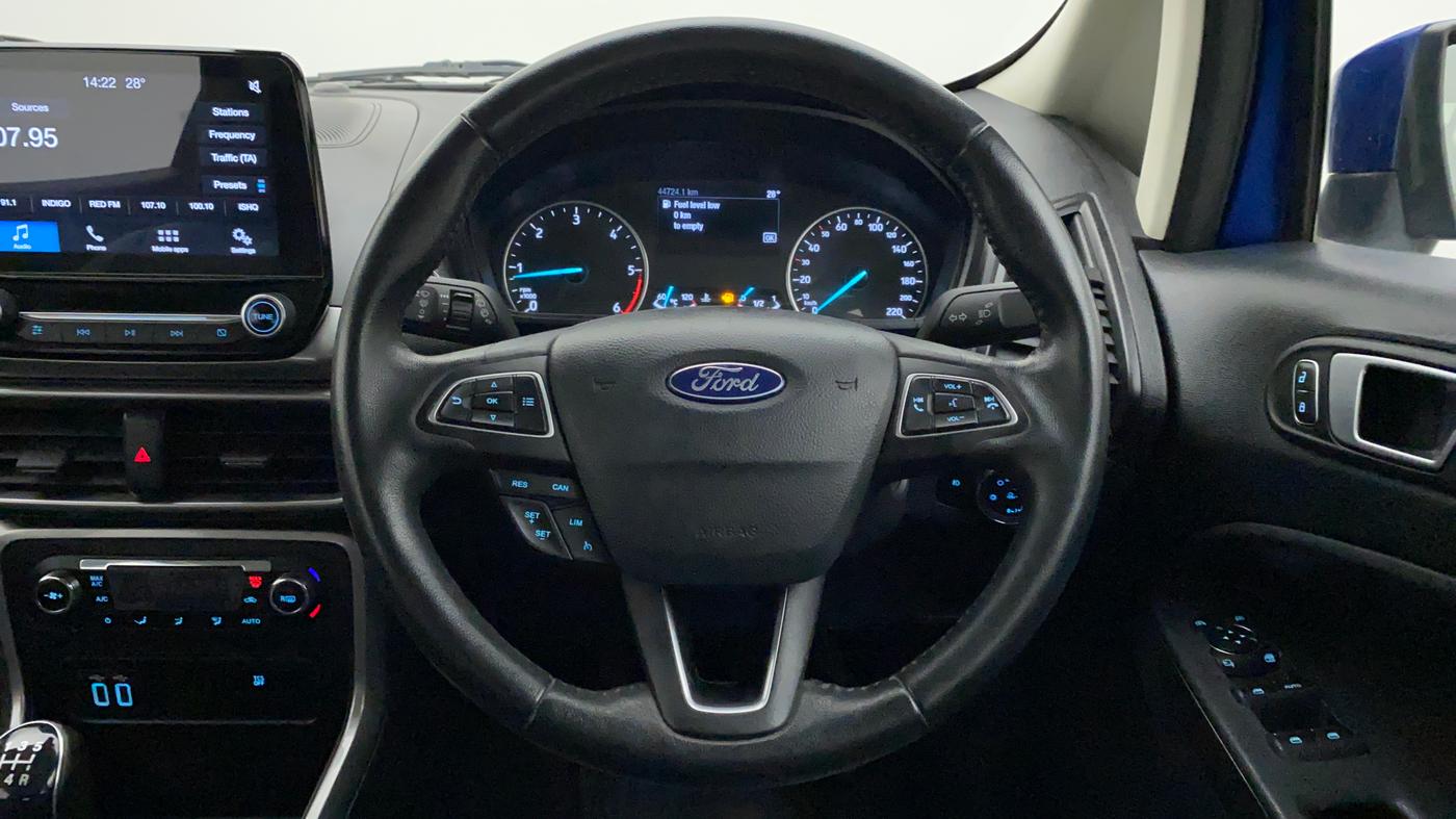 2019 Ford Ecosport TITANIUM + 1.5L DIESEL, Diesel, Manual, 44,724 km, Steering Wheel Close Up