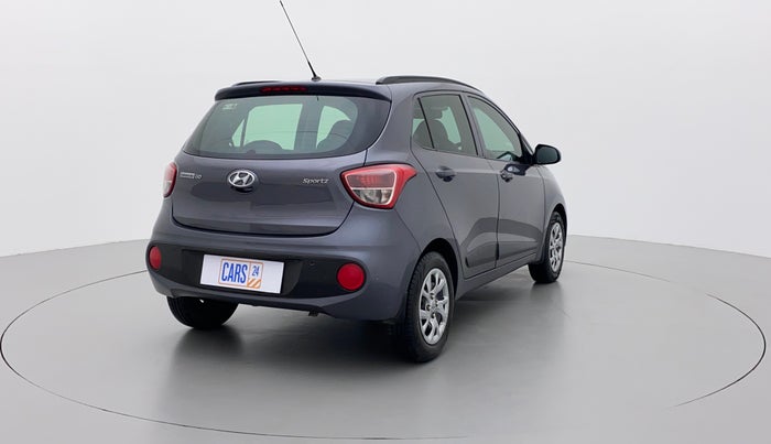 2018 Hyundai Grand i10 SPORTZ 1.2 KAPPA VTVT, CNG, Manual, 86,851 km, Right Back Diagonal