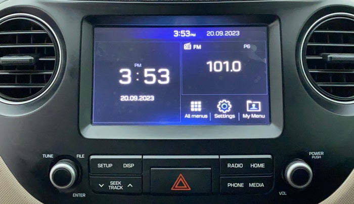 2018 Hyundai Grand i10 SPORTZ 1.2 KAPPA VTVT, CNG, Manual, 86,851 km, Infotainment System