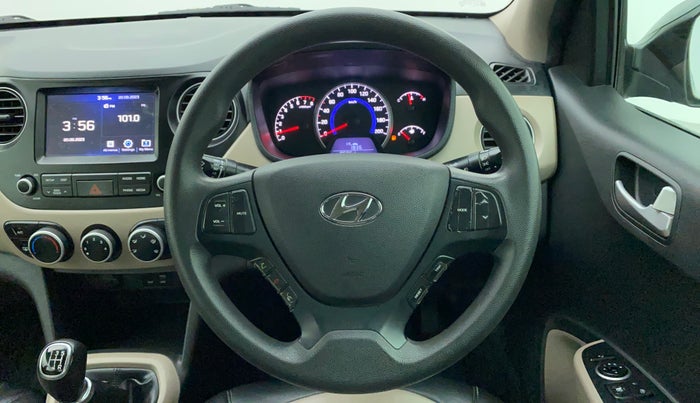 2018 Hyundai Grand i10 SPORTZ 1.2 KAPPA VTVT, CNG, Manual, 86,851 km, Steering Wheel Close Up